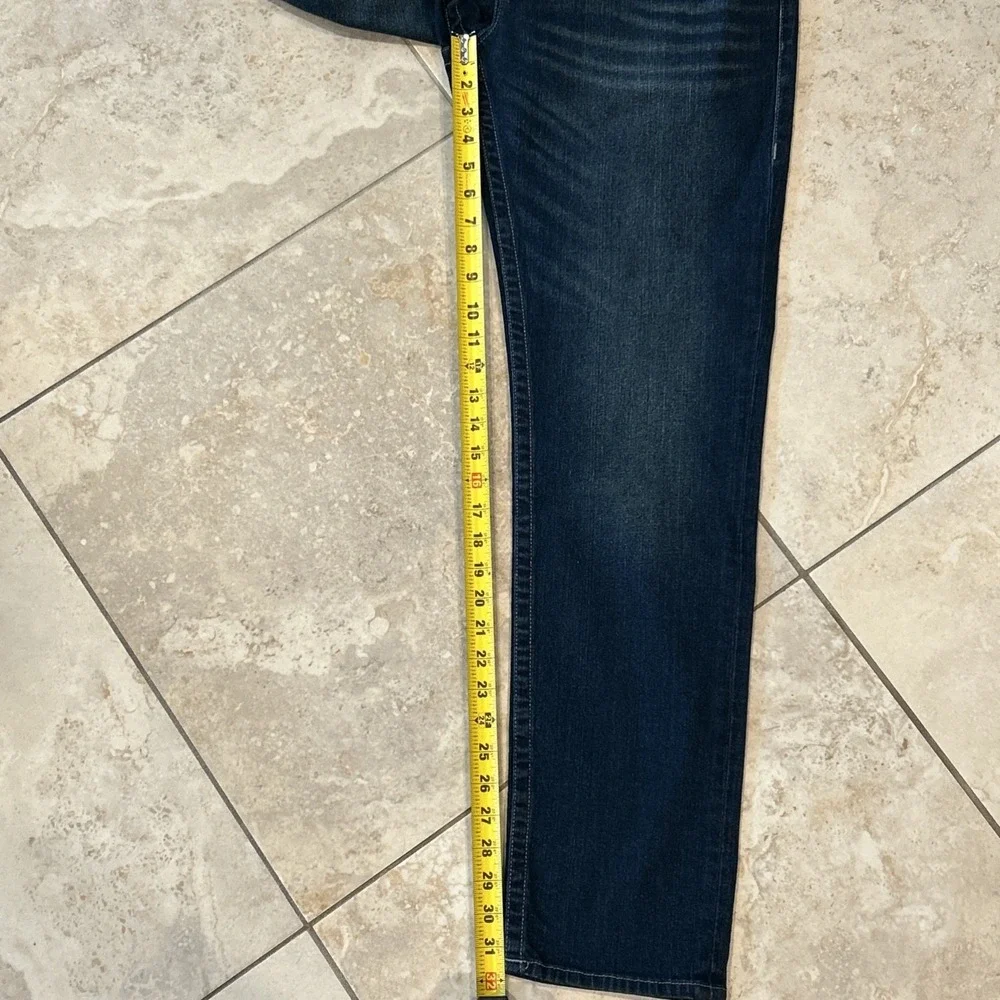 True Religion‎ Rocco Jean Men 36x32 Blue Denim Relaxed Skinny GGJD Last Call